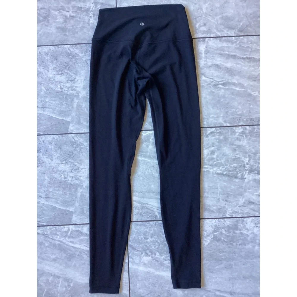 Lululemon Align High-Rise Pant 25 Black Nulu Yoga Leggings LW5CTES Size 6